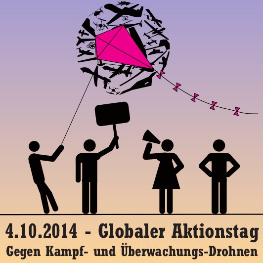 Globaler Aktionstag gegen Kampf- und Überwachungsdrohnen